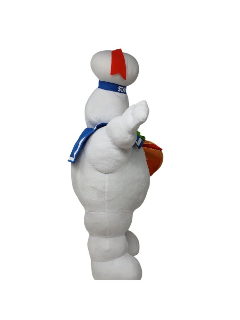 Ghostbusters Stay Puff Marshmallow Man Plush Holding Pumpkin 21" Gemmy #MS-top - Picture 5 of 11
